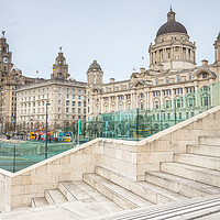 Liverpool skyline Three Graces