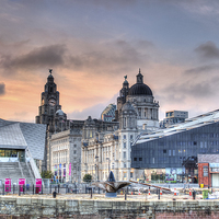 Buy canvas prints of Majestic Liverpool Waterfront by Jason Wells