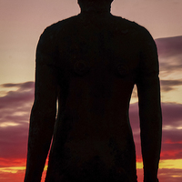 Buy canvas prints of Iron Man at sunset by Jason Wells