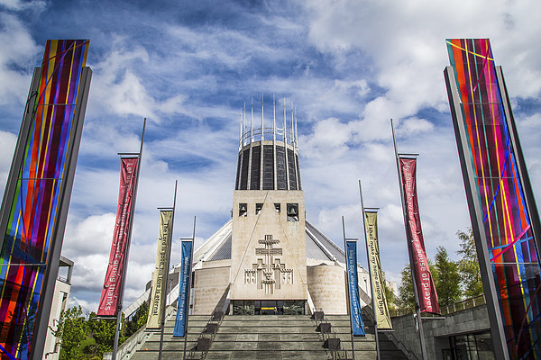 Metropolitan cathedral Liverpool Picture Board by Jason Wells