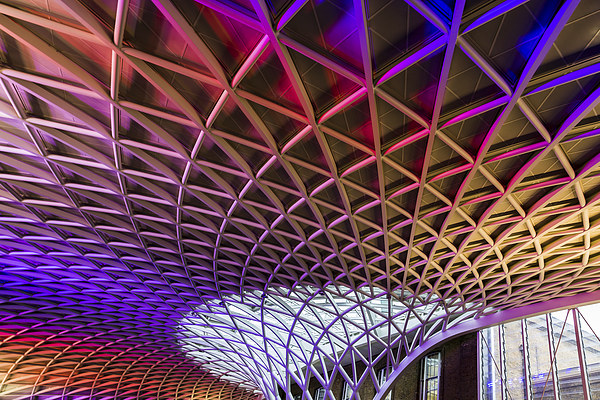 Kings Cross station ceiling Picture Board by Jason Wells
