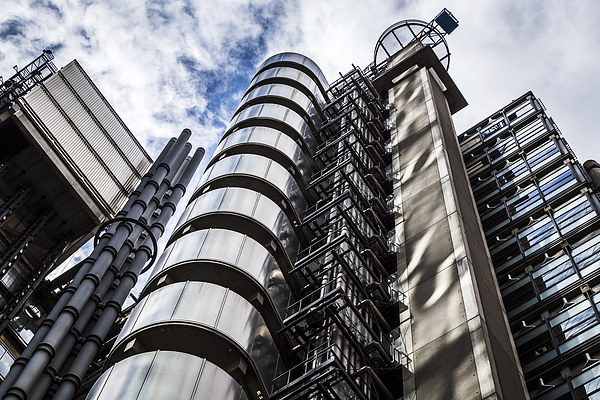Lloyds of London building - exterior Picture Board by Jason Wells