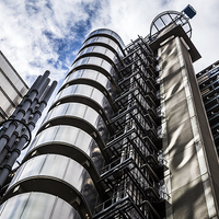 Buy canvas prints of Lloyds of London building - exterior by Jason Wells