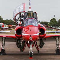 Buy canvas prints of  Red Arrows by Jason Wells