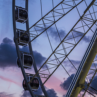 Buy canvas prints of Liverpool wheel by Jason Wells