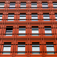 Buy canvas prints of Red office block in London by Jason Wells