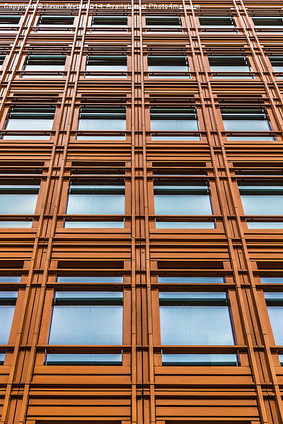  Abstract orange office block Picture Board by Jason Wells