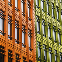 Buy canvas prints of Colourful offices in London by Jason Wells