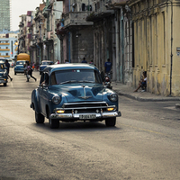 Buy canvas prints of  Dusk on the streets of Havana by Jason Wells