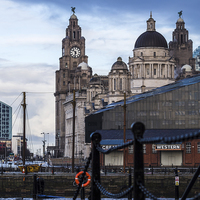 Buy canvas prints of  Liverpool's waterfront by Jason Wells