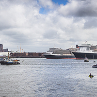 Buy canvas prints of  Three Queens panorama by Jason Wells