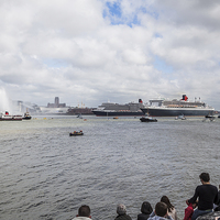 Buy canvas prints of Crowds watching the Three Queens by Jason Wells