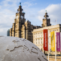 Buy canvas prints of Liverpool - centre of the world by Jason Wells