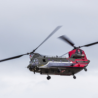Buy canvas prints of RAF Chinook in anniversary colours by Jason Wells