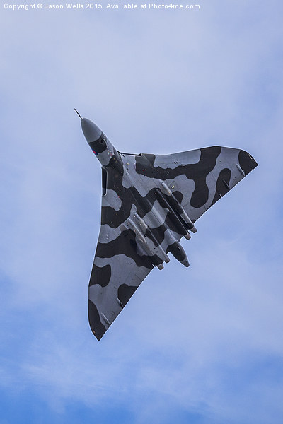 XH558 climbs into the sky Picture Board by Jason Wells