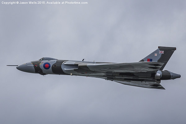 Close-up of the Avro Vulcan Picture Board by Jason Wells
