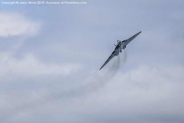 Smoky Vulcan turns at Blackpool Picture Board by Jason Wells