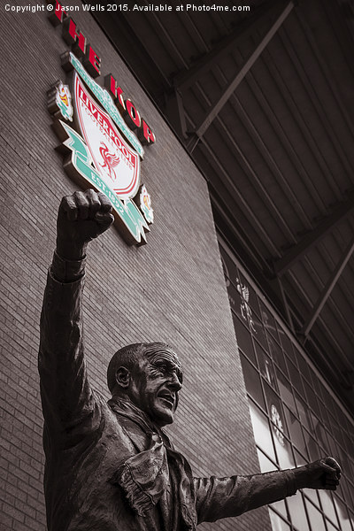 Bill Shankly statue Picture Board by Jason Wells