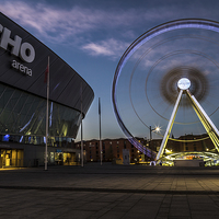 Buy canvas prints of Liverpool wheel by Jason Wells