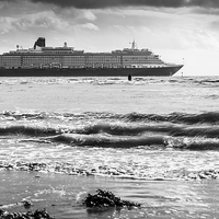 Buy canvas prints of Queen Victoria departing Liverpool by Jason Wells