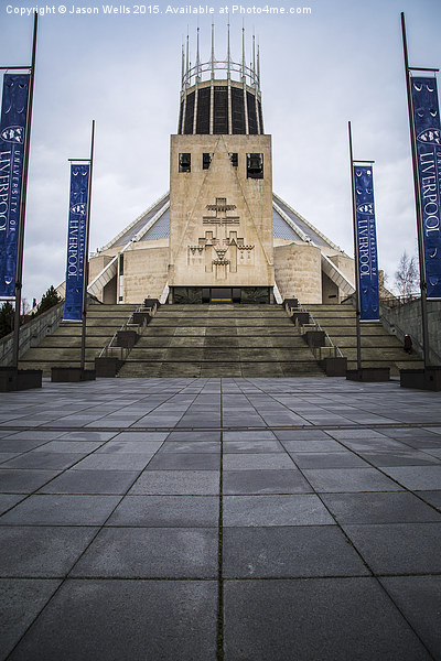 Liverpool's Metropolitan cathedral Picture Board by Jason Wells
