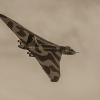 Buy canvas prints of XH558 at Southport for the final time by Jason Wells