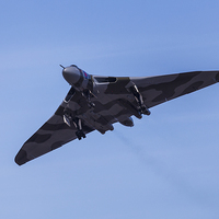 Buy canvas prints of Dirty pass by the Avro Vulcan by Jason Wells
