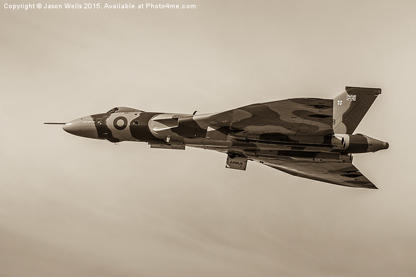 Sepia image of the Vulcan Picture Board by Jason Wells