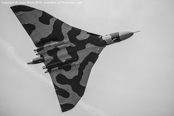 Monochrome image of the Vulcan Picture Board by Jason Wells