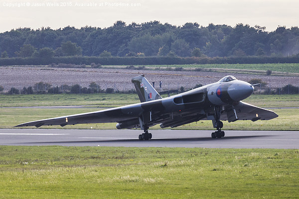  The Vulcan rolls down the runway Picture Board by Jason Wells