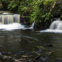 Buy canvas prints of Waterfall panorama by Jason Wells