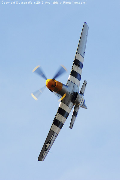 North American P-51 Mustang Picture Board by Jason Wells