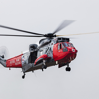 Buy canvas prints of Seaking performing at Southport by Jason Wells