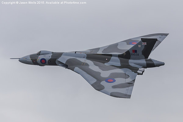 Topside of XH558 Picture Board by Jason Wells