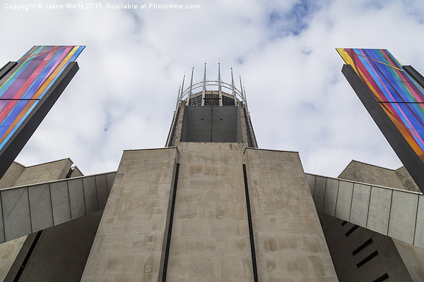 Looking up at the Metropolitan cathedral Picture Board by Jason Wells