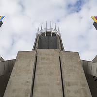 Buy canvas prints of Looking up at the Metropolitan cathedral by Jason Wells
