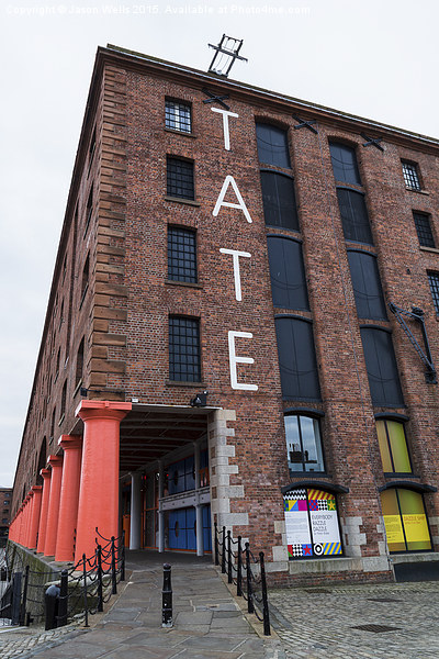 Tate Liverpool (portrait) Picture Board by Jason Wells