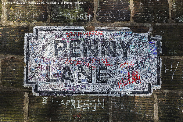 Penny Lane (colour) Picture Board by Jason Wells