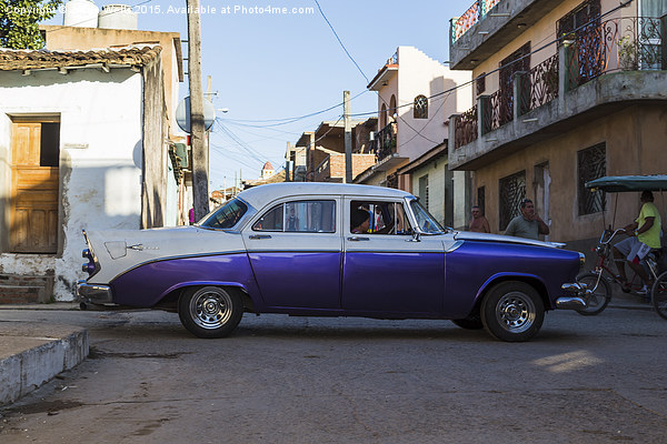 Purple old timer in Trinidad Picture Board by Jason Wells