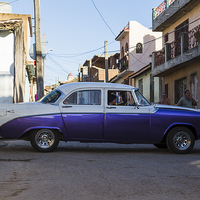 Buy canvas prints of Purple old timer in Trinidad by Jason Wells