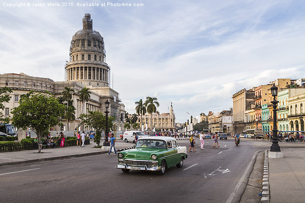 Colours of the Cuban capital Picture Board by Jason Wells