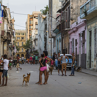 Buy canvas prints of Centro Havana panorama by Jason Wells
