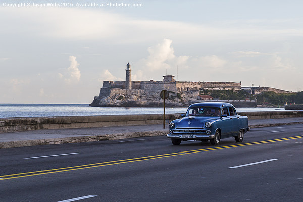 Old timer & El Morro at dawn Picture Board by Jason Wells