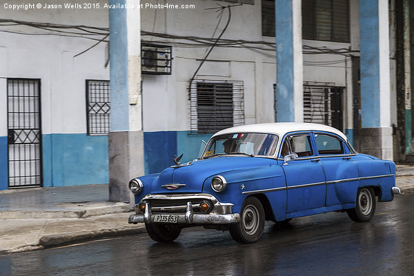 Blue frame in Havana Picture Board by Jason Wells