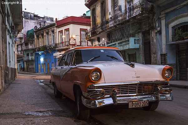 Early one morning in Centro Havana Picture Board by Jason Wells