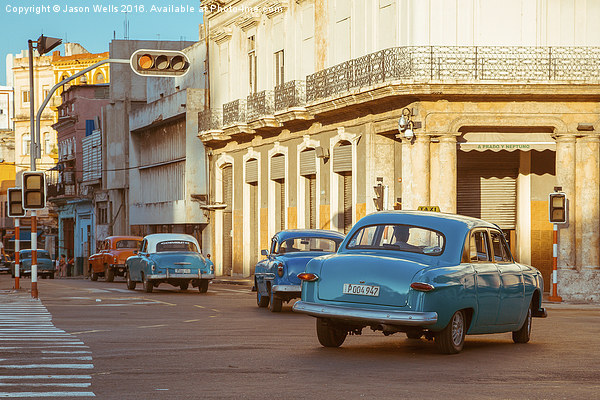 Retro Havana Picture Board by Jason Wells