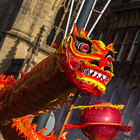 Buy canvas prints of Titled image of the Chinese Dragon by Jason Wells