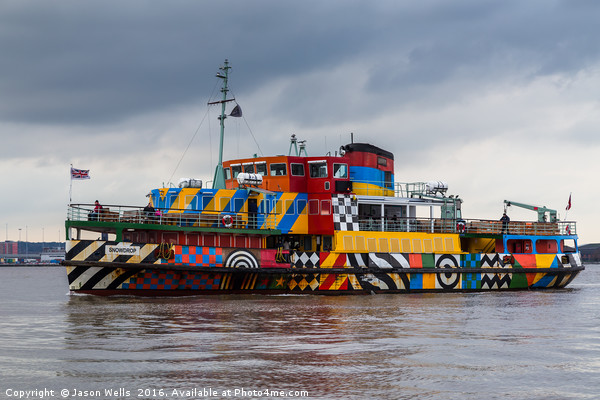 Dazzle ferry Picture Board by Jason Wells