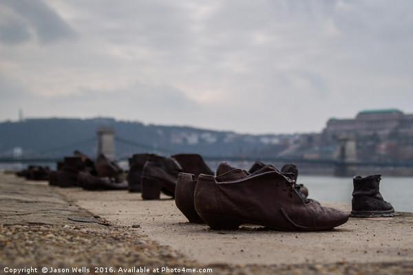 Shoes on the Danube Bank Picture Board by Jason Wells