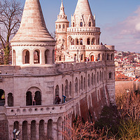 Buy canvas prints of Towers at Fisherman's Bastion by Jason Wells